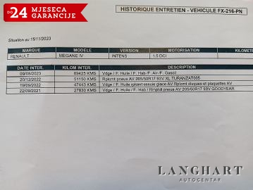 Renault Megane Blue dCi 115,Intens,Automatik,1vlasnik,Servisna,Garancija