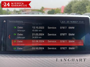 PRODANO!!  BMW X2 sDrive18d automatik,M-sport,1vlasnik,HR vozilo,Reg.do 03/2026