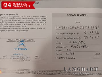 Citroën C1 1,0 Seduction,Klima,1vlasnik,HR-vozilo,Servisna,Reg.