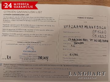 PRODANO!!  Citroën C3 Aircross 1,2 110ks,HR-vozilo,Reg.12/2026,LEASING BEZ UČEŠĆA