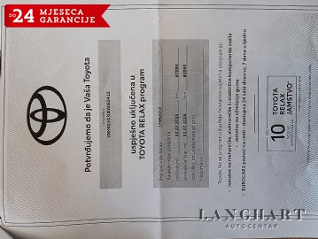 Toyota Yaris 1,5 Sol,1vlasnik,HR-vozilo,Reg.12/2026,LEASING BEZ UČEŠĆA