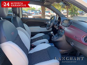 Fiat 500 1,2 8V, Dolcevita, Panorama-krov,Reg.do 09/2027