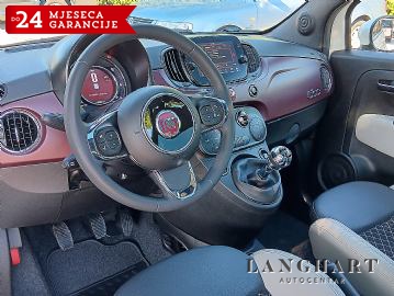 Fiat 500 1,2 8V, Dolcevita, Panorama-krov,Reg.do 09/2027