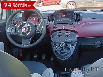 Fiat 500 1,2 8V, Dolcevita, Panorama-krov,Reg.do 09/2027